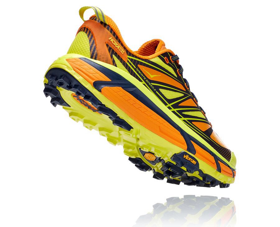 Trail Shoes Mens - Hoka One One Mafate Speed 2 - Light Gold/Rose - OVLWXTR-71